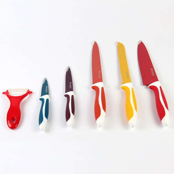 Afdæk Uforglemmelig reform Swiss Q Knife Set - Sæt med knive med keramisk belægning | sofianno.net